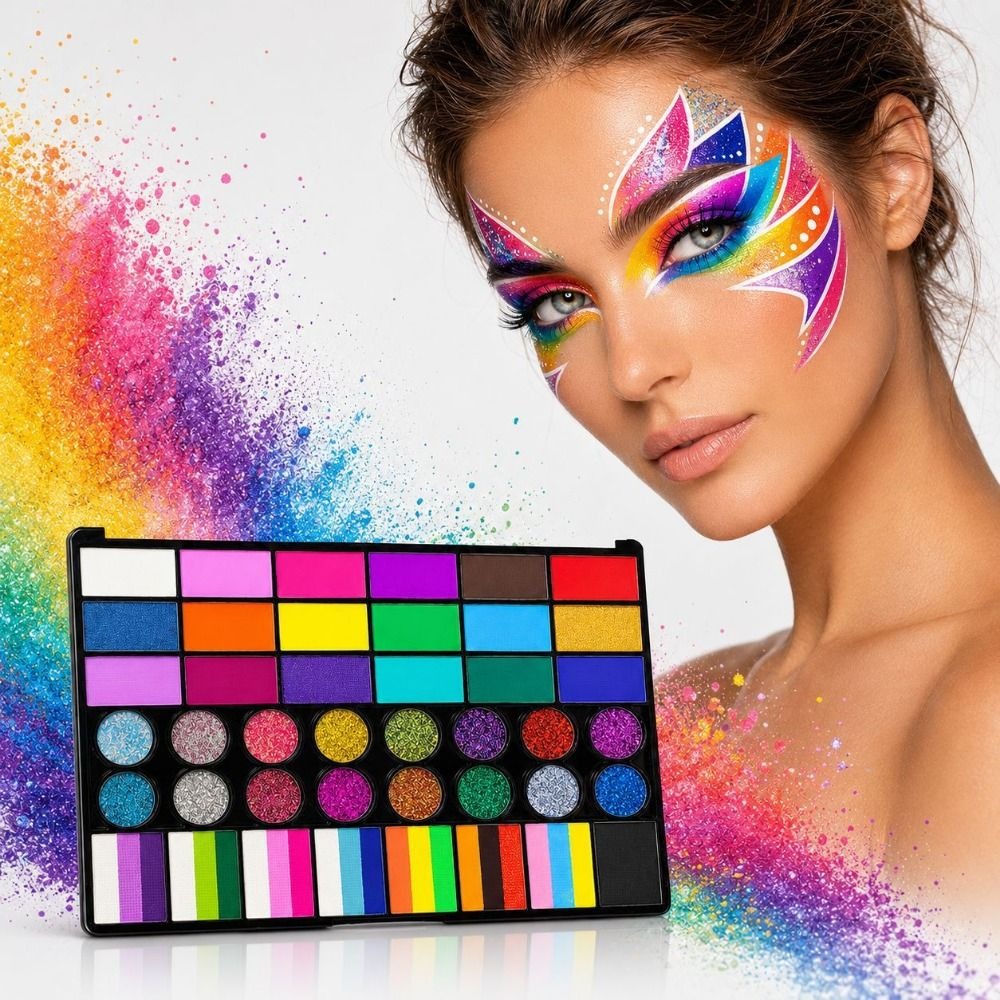 Watercolor Paint Set Solid Pigment - Set di 42 Colori ad Acquerello,