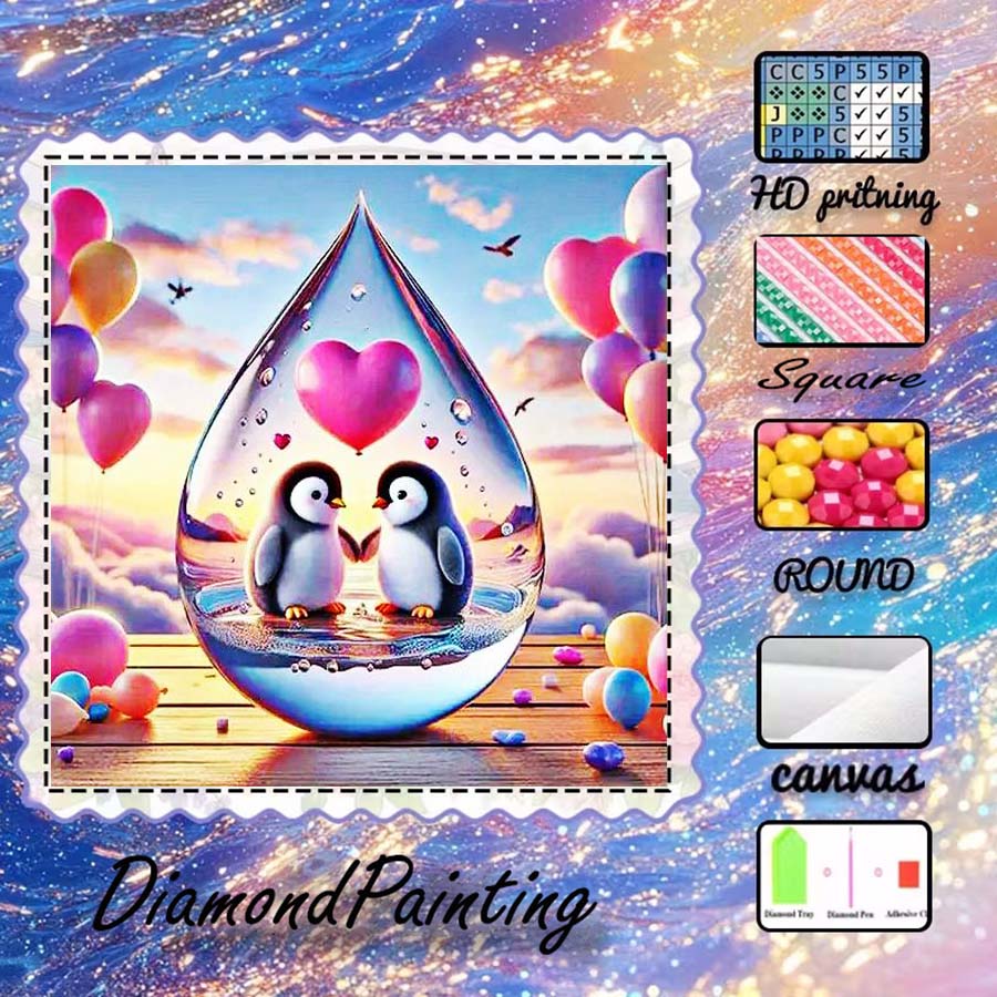 5D Diamond Painting Kit Full Drill - 1 pezzo di tessuto floccato 5D