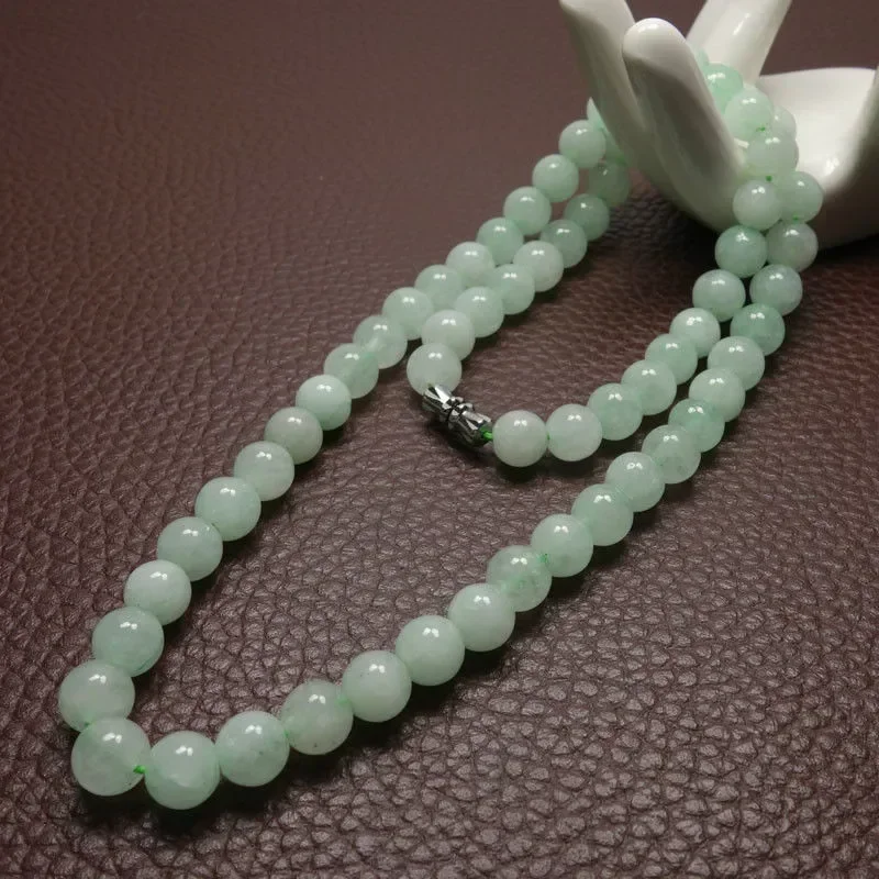 Beading - Collana di perle di giada verde