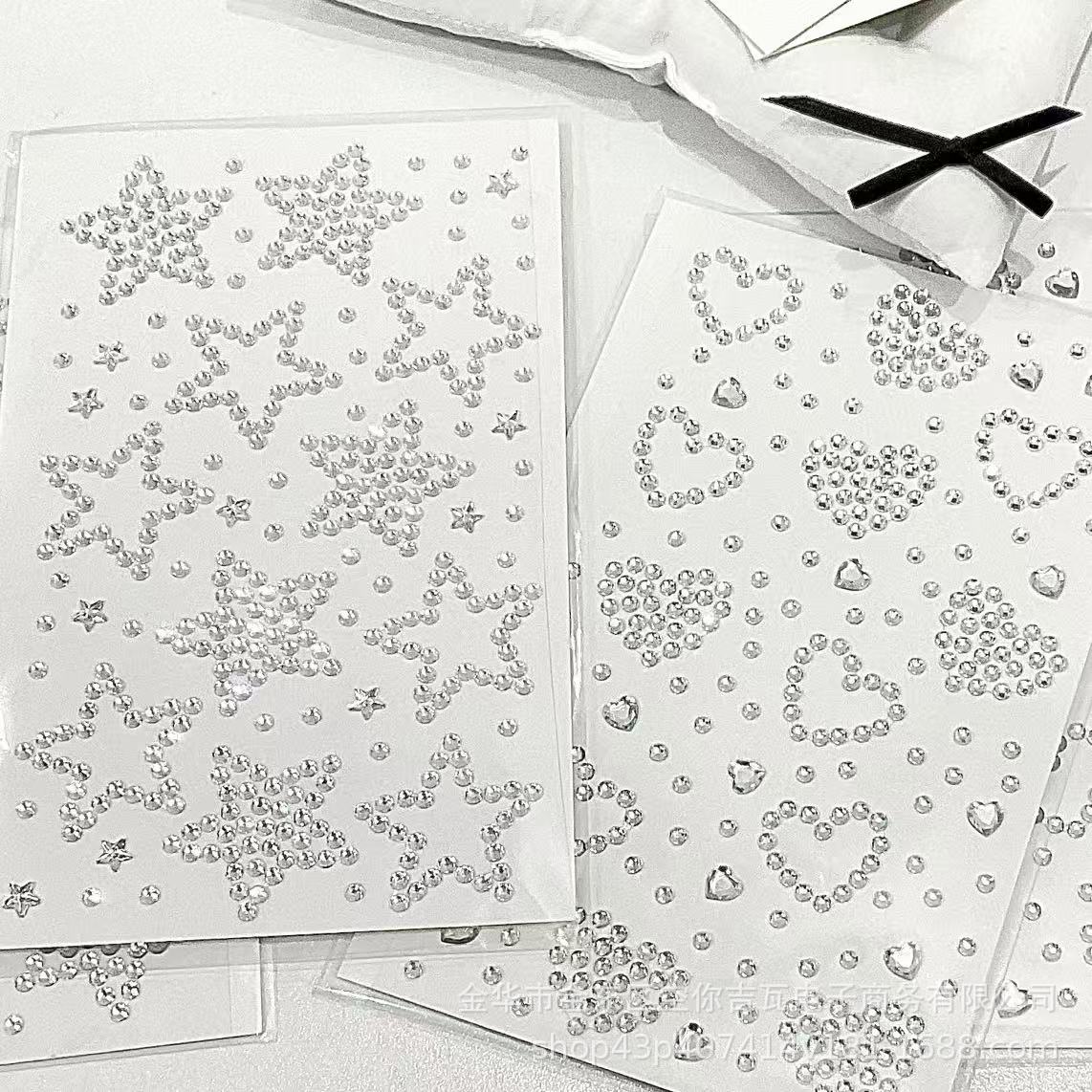 Scrapbooking - Adesivi a Forma di Cuore con