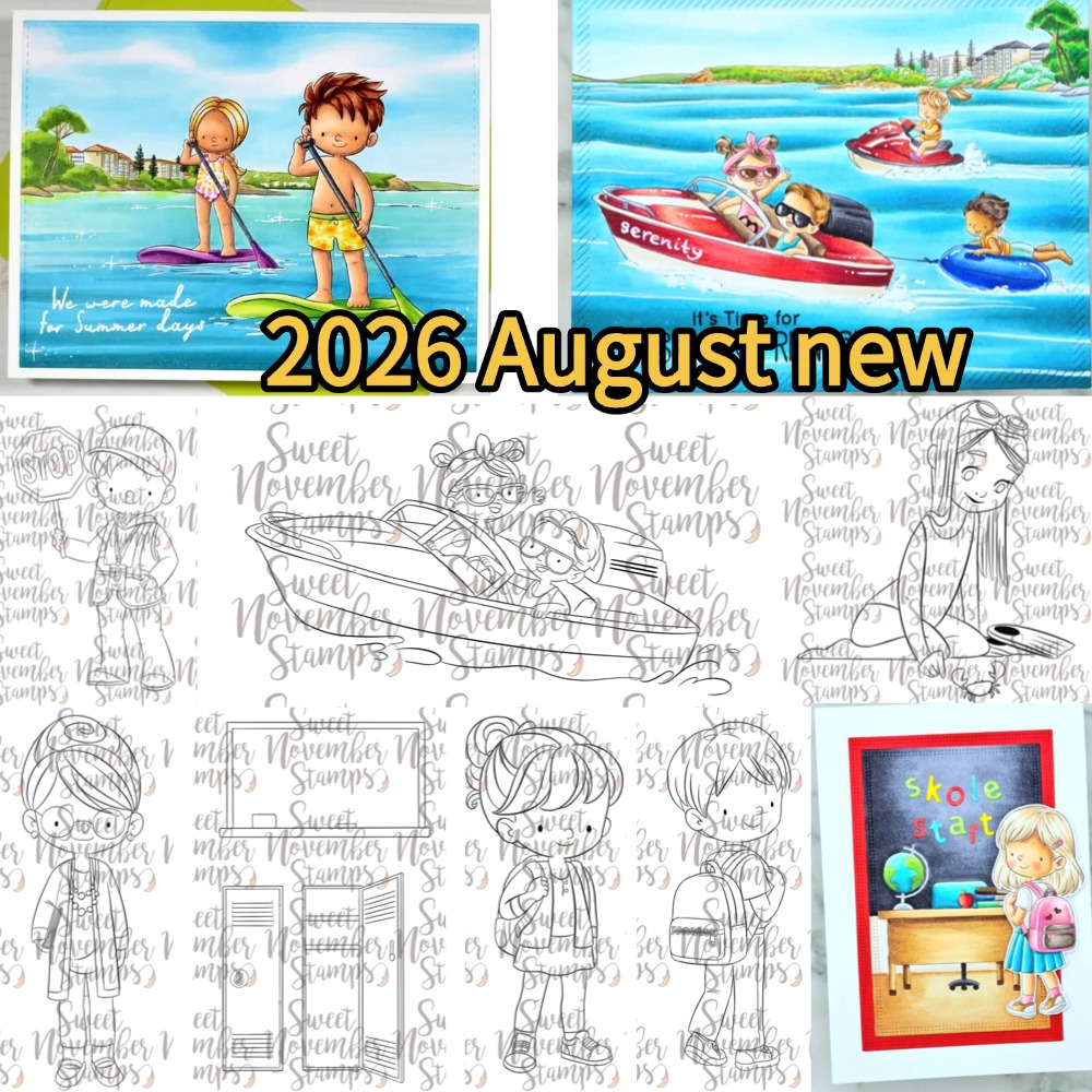 Clear Silicone Stamps For Card Making - Nuove timbri in silicone trasparente a
