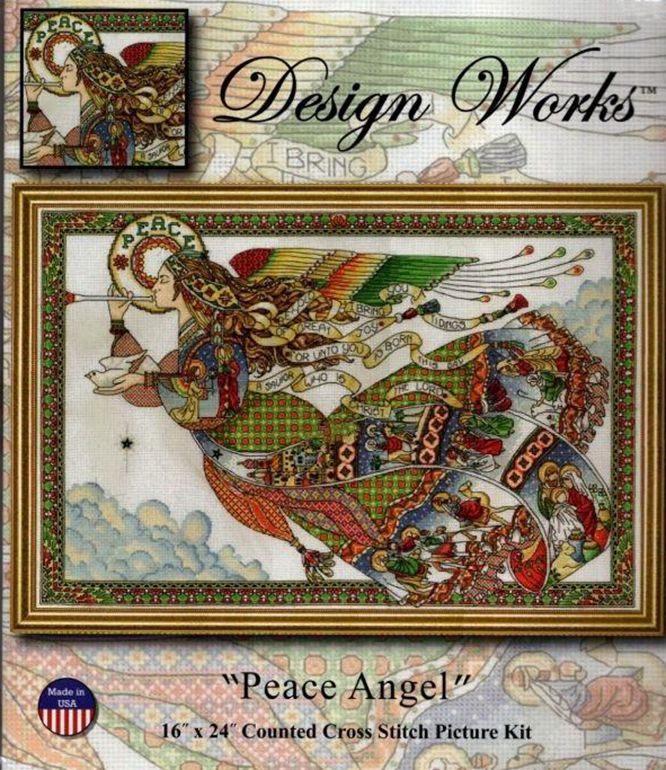 Kit Punto Croce DW 5993 Angelo - Cotton Embroidery Thread Skeins recensione e prezzo