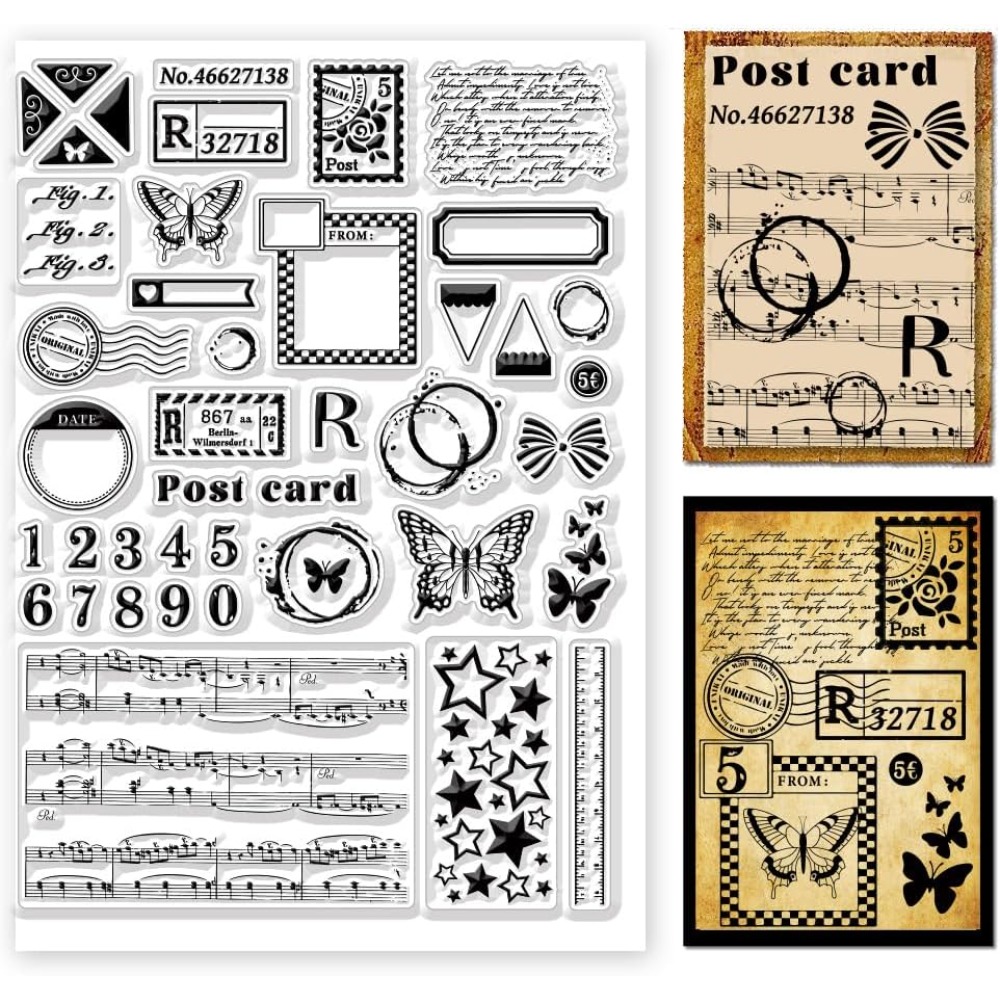 Affrancatura timbri trasparent - Clear Silicone Stamps For Card Making recensione e prezzo