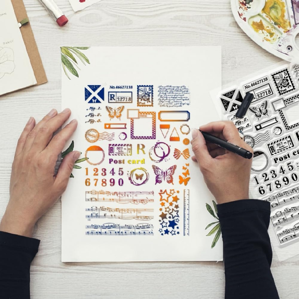Affrancatura timbri trasparent - Clear Silicone Stamps For Card Making recensione e prezzo