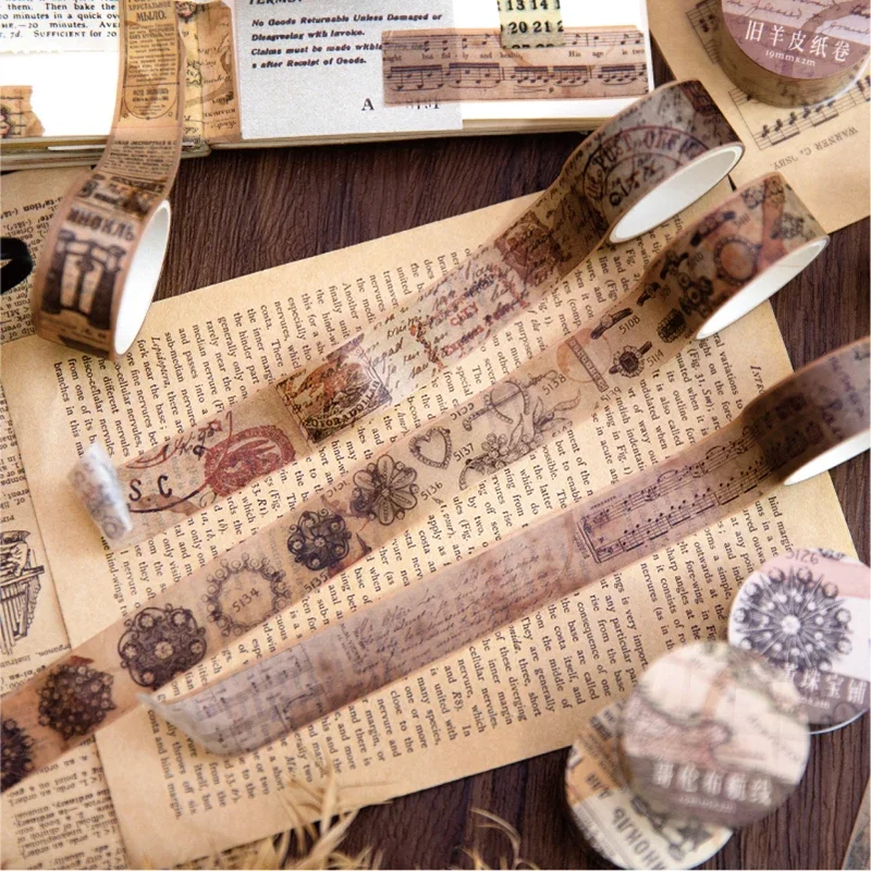 18.5mm * 2m nastri di carta Wa - Vintage Junk Journal Scrapbooking Paper recensione e prezzo