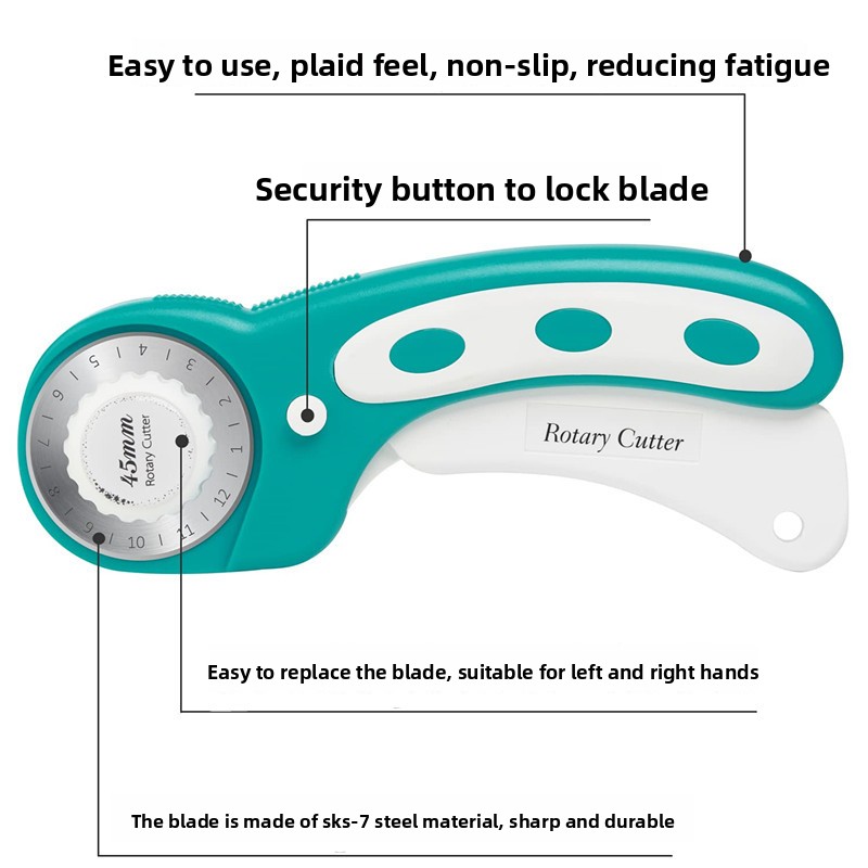 Taglierina Rotante 45mm con Ma - Rotary Cutter For Fabric 45Mm recensione e prezzo
