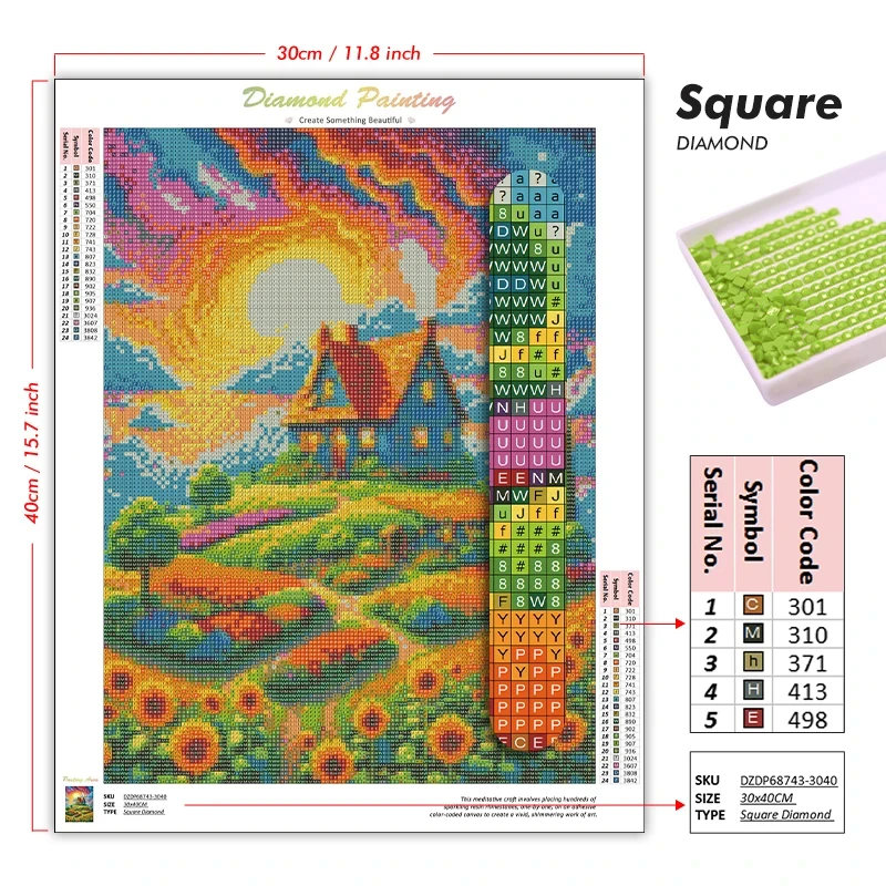 Kit per pittura diamantata 5D  - 5D Diamond Painting Kit Full Drill recensione e prezzo