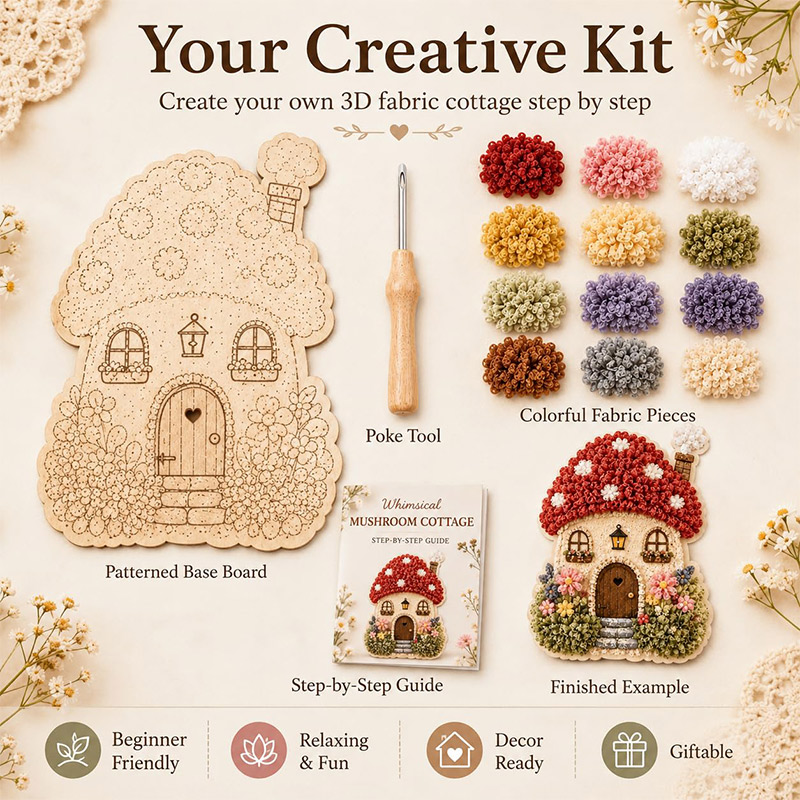 Kit Fai-da-Te Casa dei Funghi  - Sewing recensione e prezzo