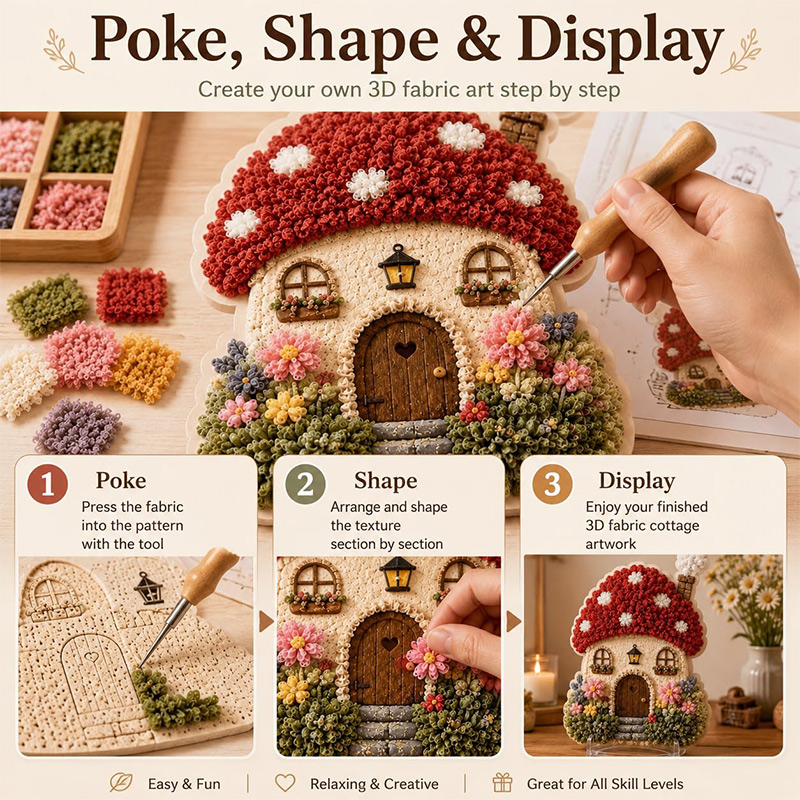 Kit Fai-da-Te Casa dei Funghi  - Sewing recensione e prezzo