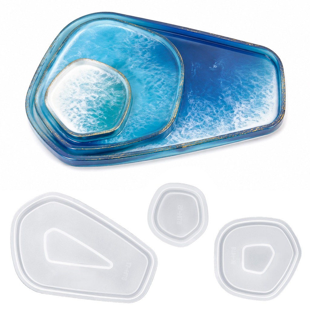 Set di 3 Stampi in Silicone pe - Silicone Epoxy Resin Molds Set recensione e prezzo