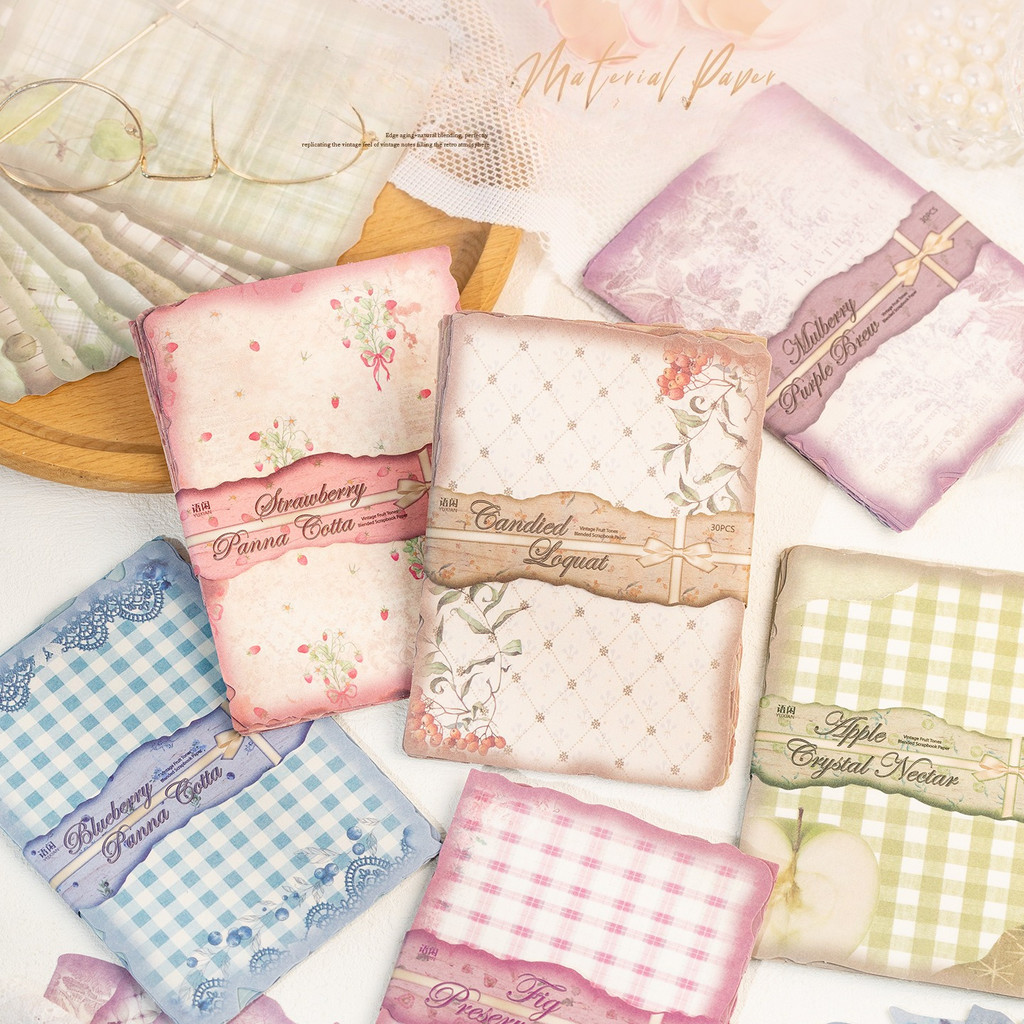 30 Fogli di Carta Vintage per  - Vintage Junk Journal Scrapbooking Paper recensione e prezzo