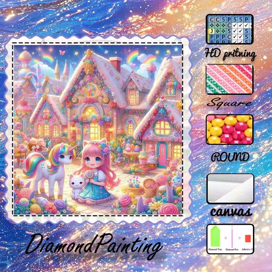 1 pezzo di tessuto floccato 5D - 5D Diamond Painting Kit Full Drill recensione e prezzo