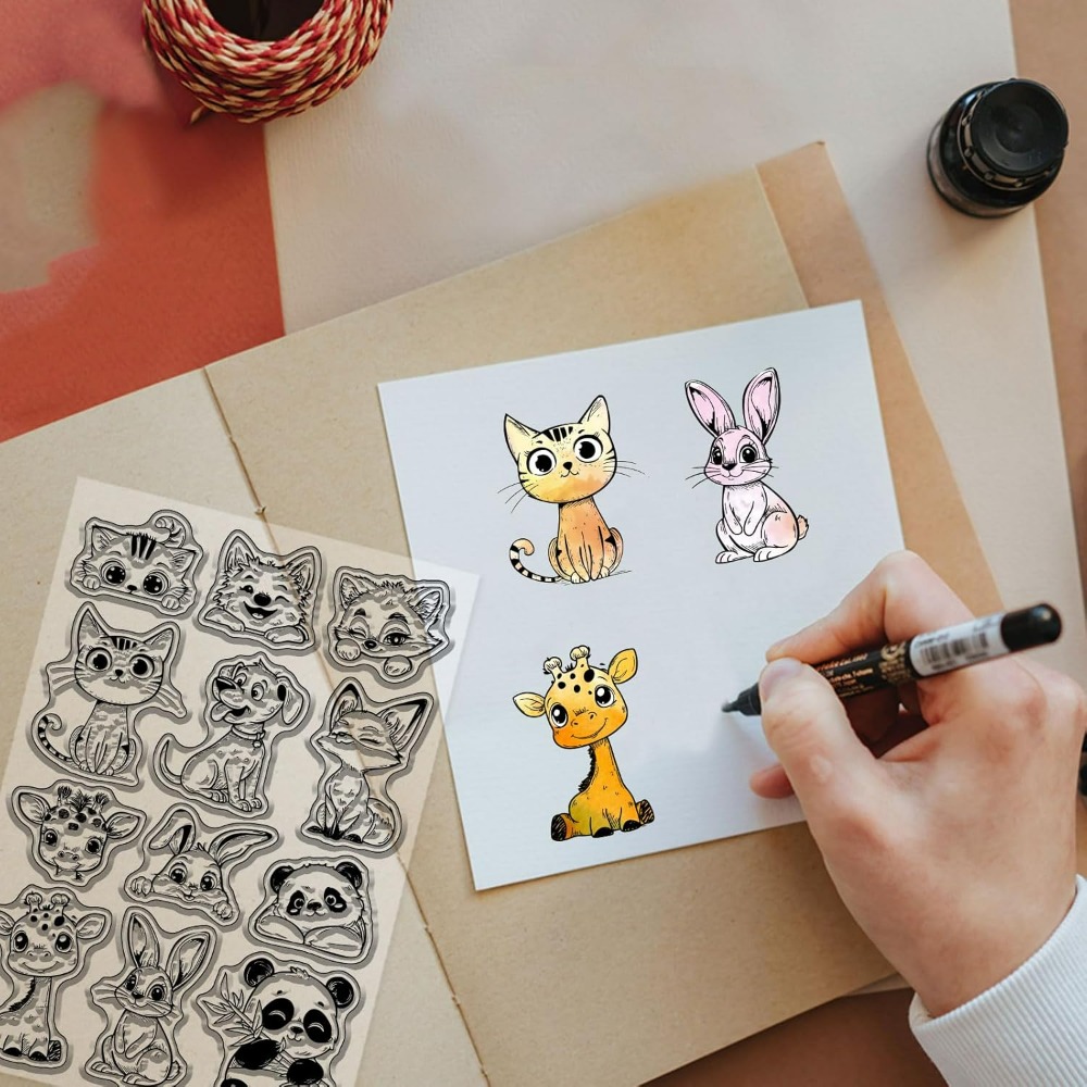 Timbri trasparenti per cani e  - Clear Silicone Stamps For Card Making recensione e prezzo