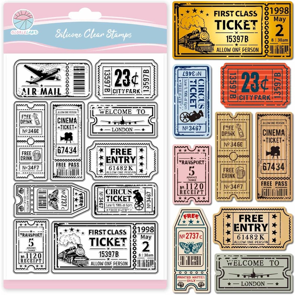 Timbro trasparente per bigliet - Clear Silicone Stamps For Card Making recensione e prezzo