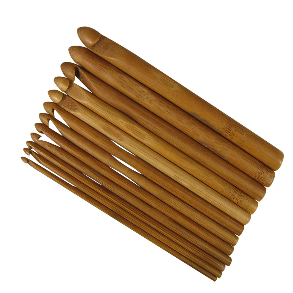 Set di 12 ferri da maglia in l - Wooden Crochet Hooks Ergonomic Handle recensione e prezzo
